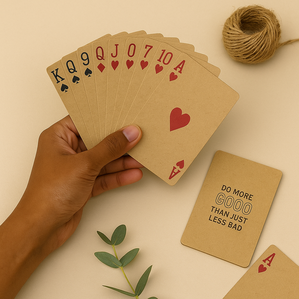 Playing cards | Recycled Cardboard | No Plastic Cards | Eco Friendly Playing cards | Recycled Cardboard | No Plastic Cards | Eco Friendly