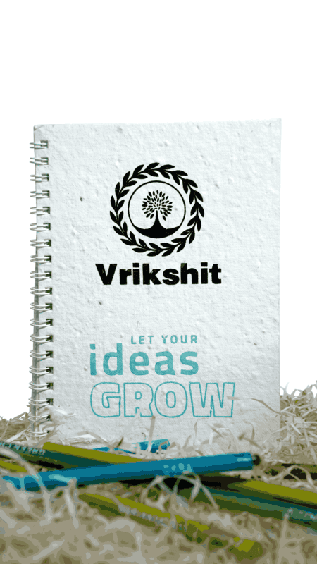 Plantable notepad | 72p | 5"7 |Wired notepad| Ecofreindly | Sustainable