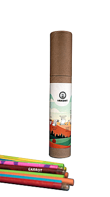 Plantable Seed Recycled Paper Pencil | Set of 12 | Ecofriendly